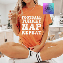 Load image into Gallery viewer, Football Turkey Nap Repeat