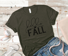 Load image into Gallery viewer, Hello Fall T-shirt