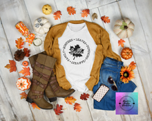 Load image into Gallery viewer, Bonfire Leaves Pumpkins Harvest Family