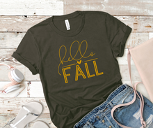 Load image into Gallery viewer, Hello Fall T-shirt