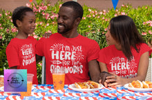 Load image into Gallery viewer, I'm Just here for the fireworks