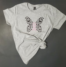 Load image into Gallery viewer, Breast Cancer Butterfly Ribbon T-shirt
