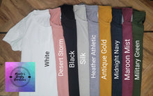 Load image into Gallery viewer, Ladies Fitted Tshirt Colors
